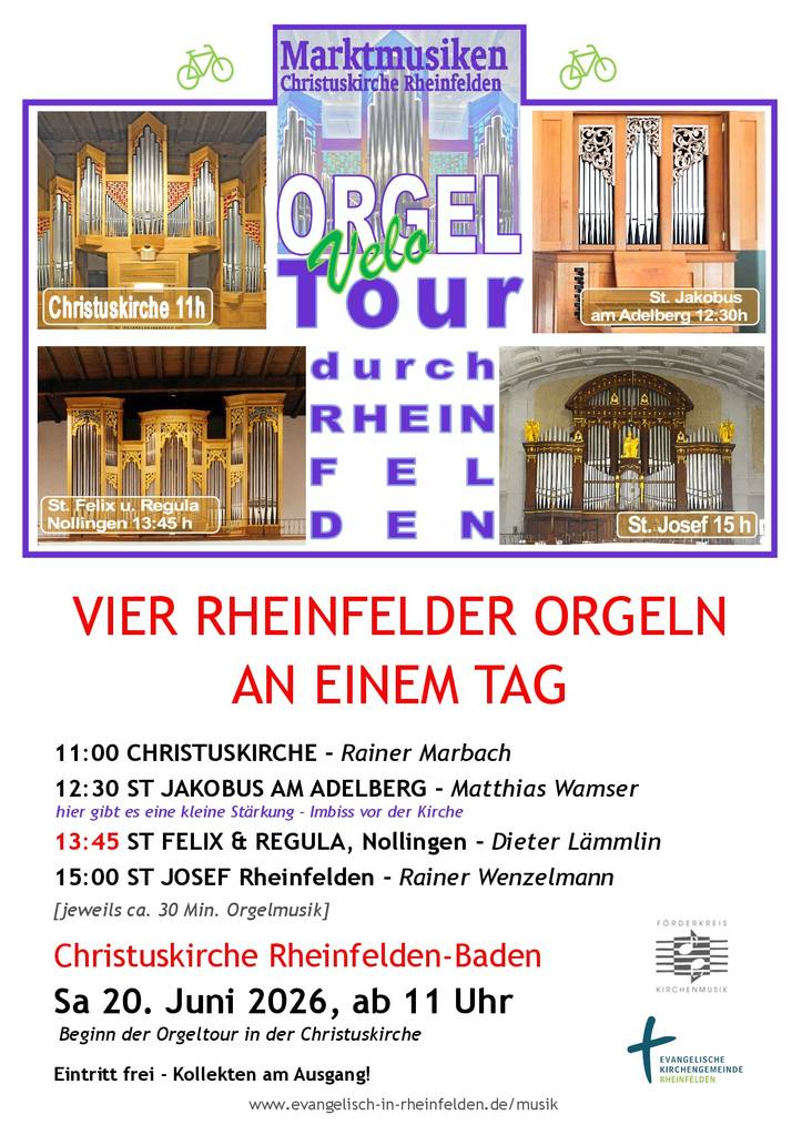 Quelle: Evangelische Kirchenmusik Rheinfelden, Kontaktstelle Eheinfelden